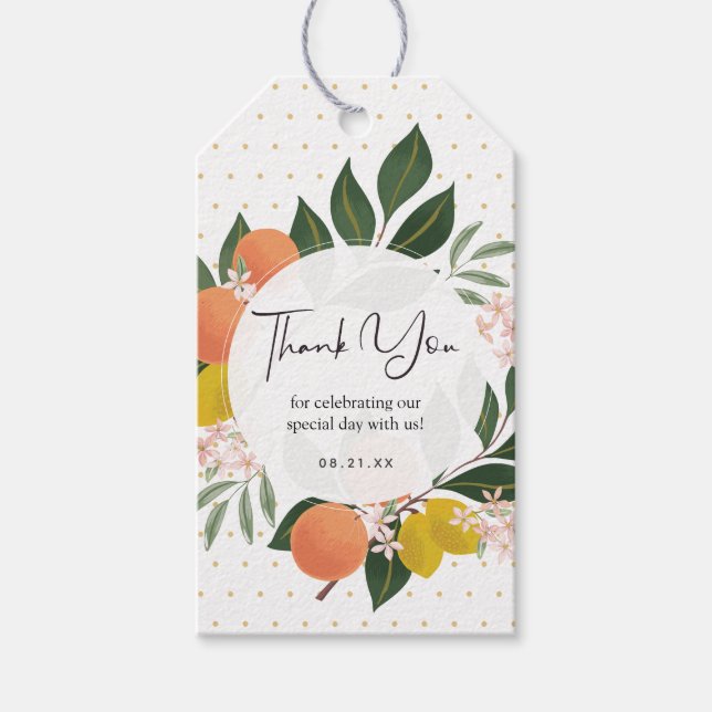 Etiqueta Citrus Gracias (Anverso)