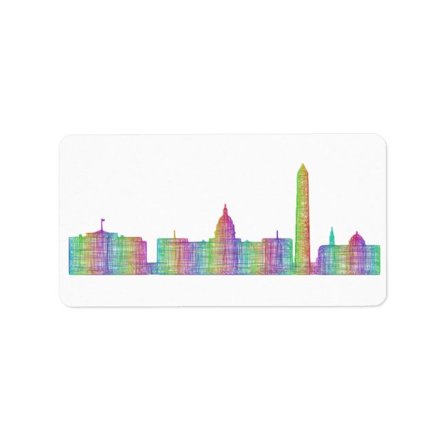 Etiqueta city_line_04_USA_Washington (Frente)