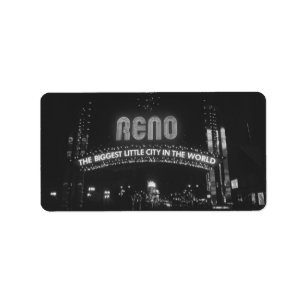 Etiqueta Ciudad de Reno