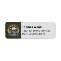 Clan Wood Escudo sobre Tartán