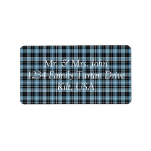Etiqueta Clark Tartan