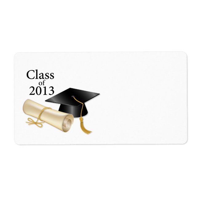 Etiqueta Clase de 2013 (Frente)