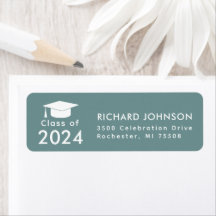 Clase de 2024 Green White Graduation Return