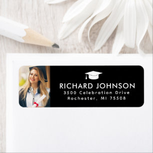 Etiqueta Clase de 202x Retorno de foto de graduación