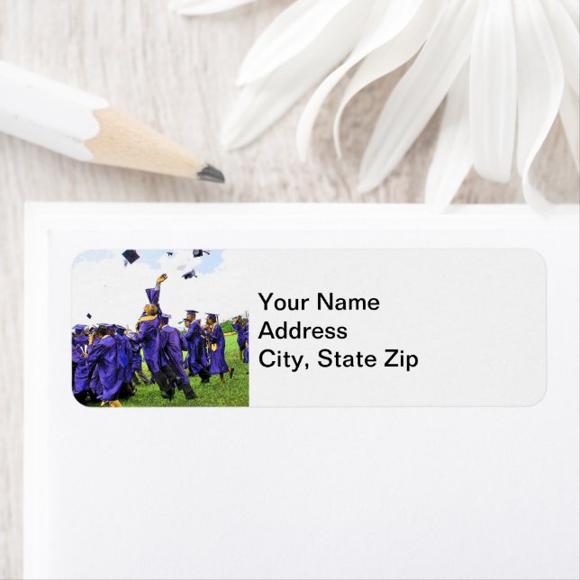 Etiqueta Clase de graduación de 20XX (In situ)