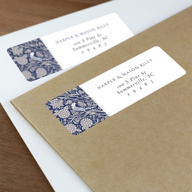 Etiqueta clásica de dirección de retorno de Boda v (Subido por el creador)