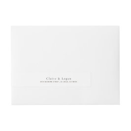 Etiqueta clásica de sonido de monograma negro y bl