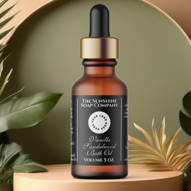 Etiqueta clásica del frasco de goteo de cosméticos (Subido por el creador)