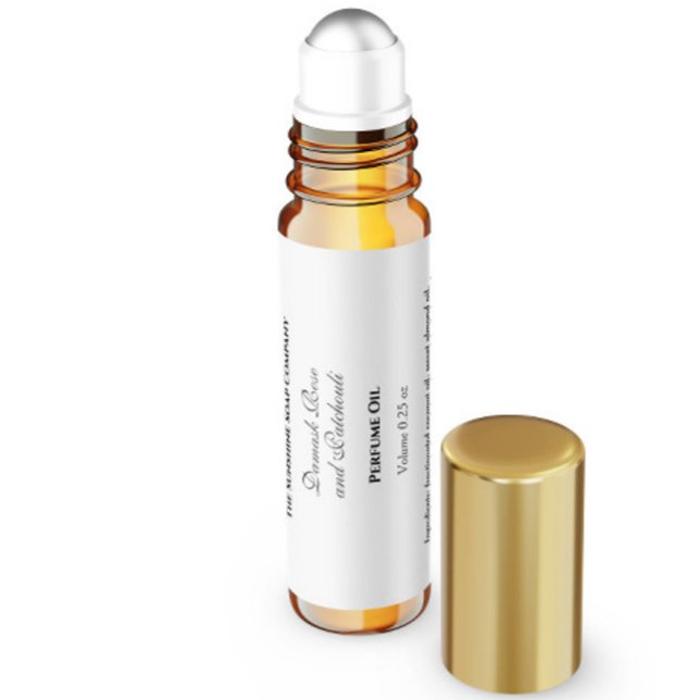 Etiqueta clásica del frasco de perfume blanco (Subido por el creador)