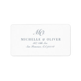 Etiqueta Clásico de caligrafía