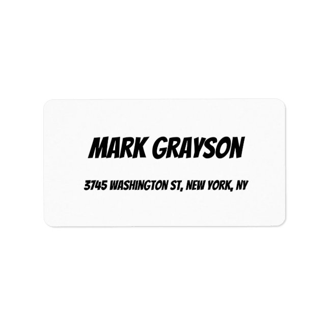 Etiqueta Clásico Retro Elegante Plata (Frente)