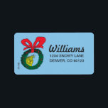 Etiqueta Classic The Grinch | Christmas Wreath<br><div class="desc">The holidays will not be complete without The Grinch!  HOW THE GRINCH STOLE CHRISTMAS is a classic story of a town called Who-ville and how the Christmas spirit can melt even the coldest of hearts.</div>