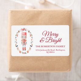 Etiqueta Classic Toy Soldier Christmas Shipping Label