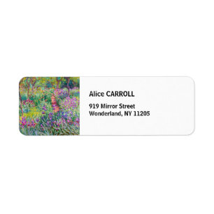 Etiqueta Claude Monet - El jardín de iris en Giverny