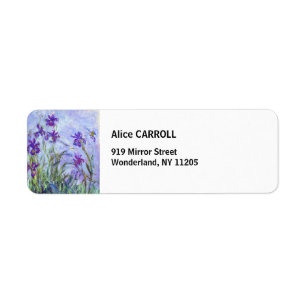 Etiqueta Claude Monet - Lilas Irises / Iris Mauves