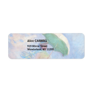 Etiqueta Claude Monet - Mujer con Parasol a la derecha