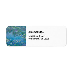 Etiqueta Claude Monet - Nenúfares 1906