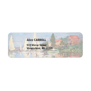 Etiqueta Claude Monet - Regattas en Argenteuil