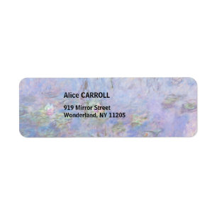 Etiqueta Claude Monet - Water Lilies