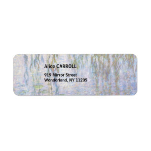 Etiqueta Claude Monet - Water Lilies