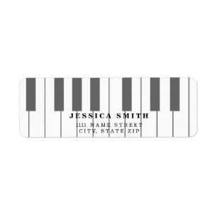 Etiqueta Claves de piano musical personalizadas
