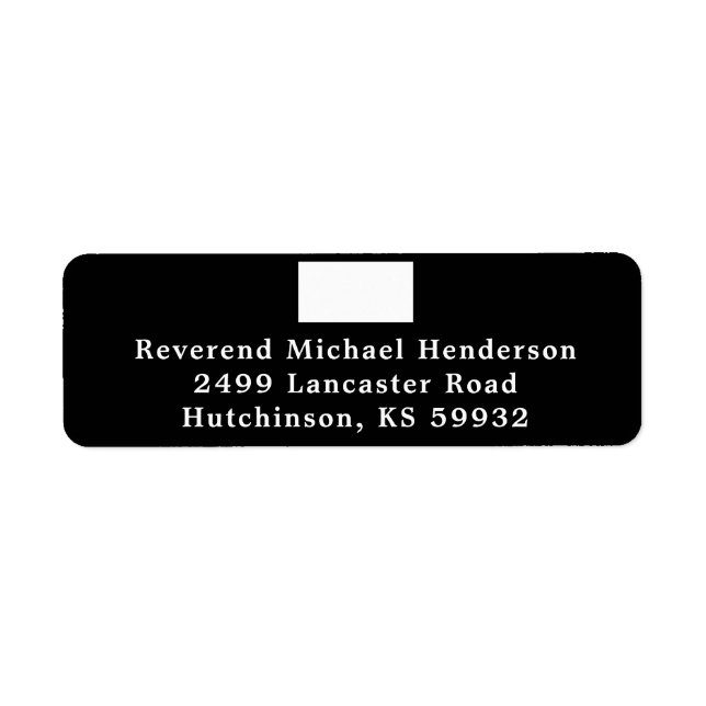 Etiqueta Clérigo sacerdote católico Collar romano tradicion (Frente)