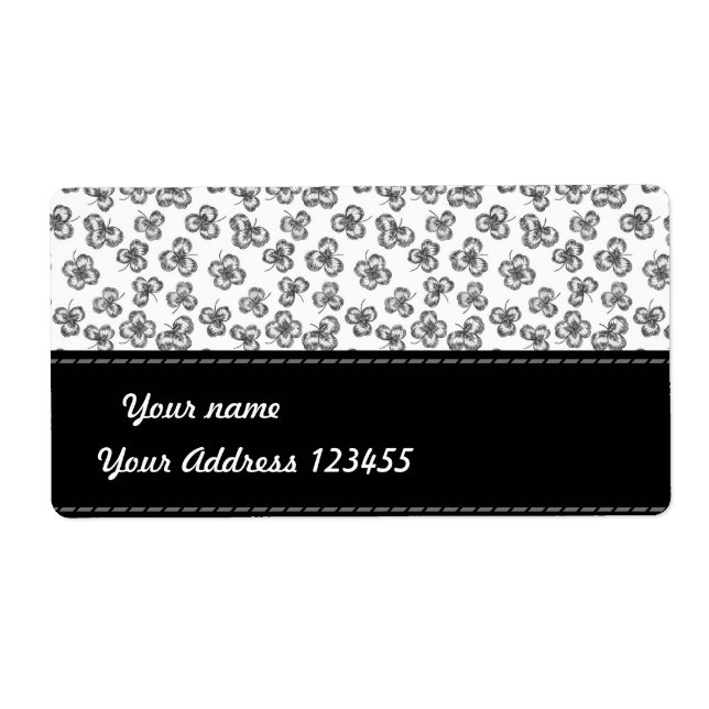 Etiqueta Clovers (Frente)