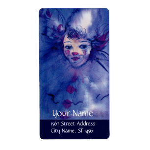 ETIQUETA CLOWN IN PURPLE