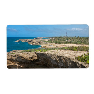 Etiqueta Coastal Cliffs and Beaches at Cueva del Indio