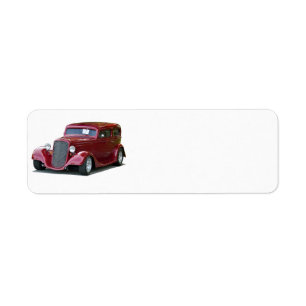Etiqueta Coche de carreras modificado para requisitos