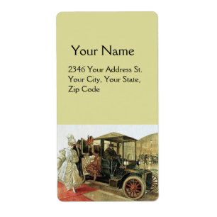 ETIQUETA COCHE RETRO , RESTAURACIÓN AUTOMÁTICA 2