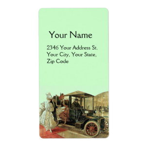 ETIQUETA COCHE RETRO , RESTAURACIÓN AUTOMÁTICA 2