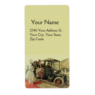 ETIQUETA COCHE RETRO , RESTAURACIÓN AUTOMÁTICA 2