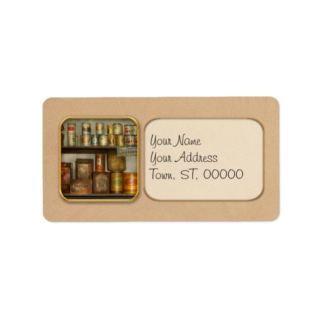 Etiqueta Cocina - comida - acompañamientos (Frente)