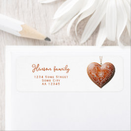 Etiqueta Cocina tradicional de Navidades decorados