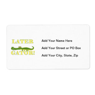 Etiqueta Cocodrilo posterior