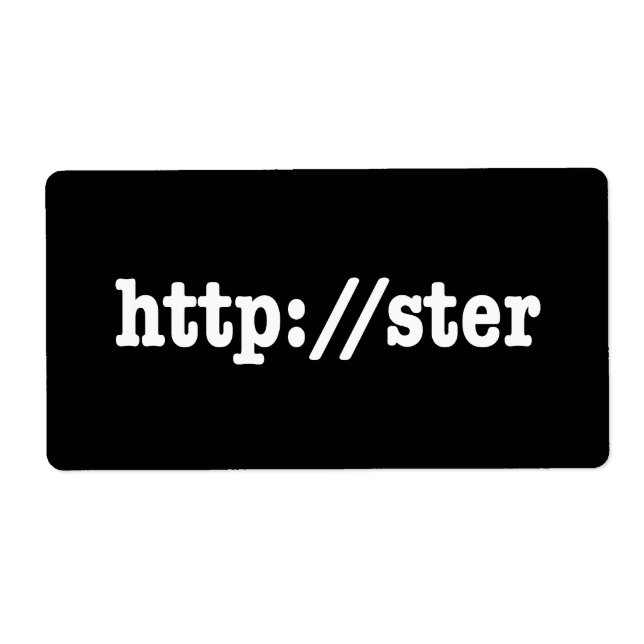 Etiqueta código http://ster (Frente)