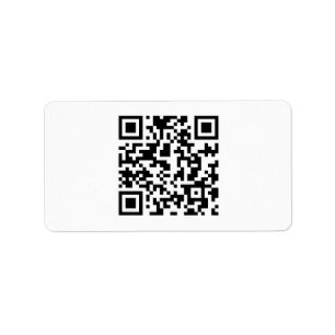 Etiqueta CÓDIGO QR personalizado
