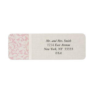 Etiqueta Colección Boda rosa SmartElegance