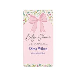 Etiqueta Colección de Baby Shower Dulces Comienzos
