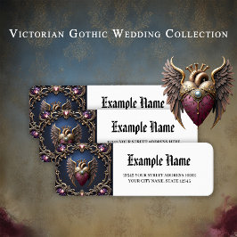 Etiqueta Colección de Boda Victoriana Gótica