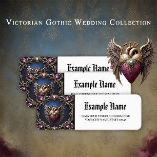 Etiqueta Colección de Boda Victoriana Gótica