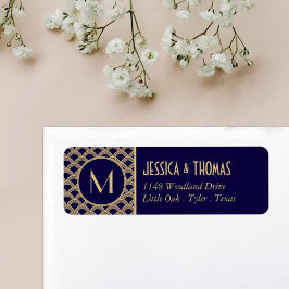 Etiqueta Colección de Bodas Art Decó de los años 20