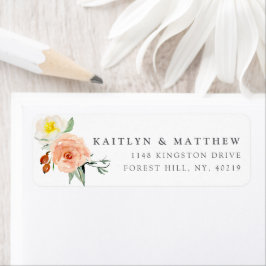 Etiqueta Colección de Bodas de primaverales de flores