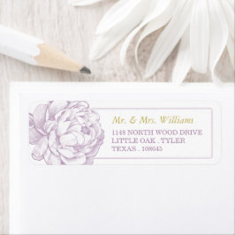 Etiqueta Colección de Bodas florales de Peony