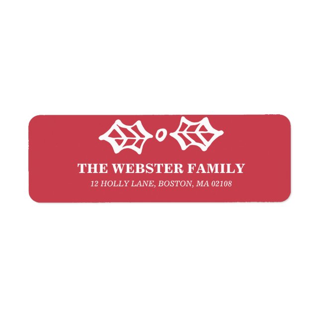 Etiqueta Colección de Navidades por carta (Frente)