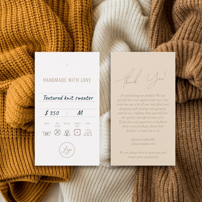 Etiqueta Colgante de Agradecimiento para Ropa de N (Subido por el creador)