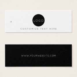 Etiqueta Colgante de Logo Empresarial