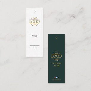 Etiqueta Colgante de Precio de Logotipo de Negocio