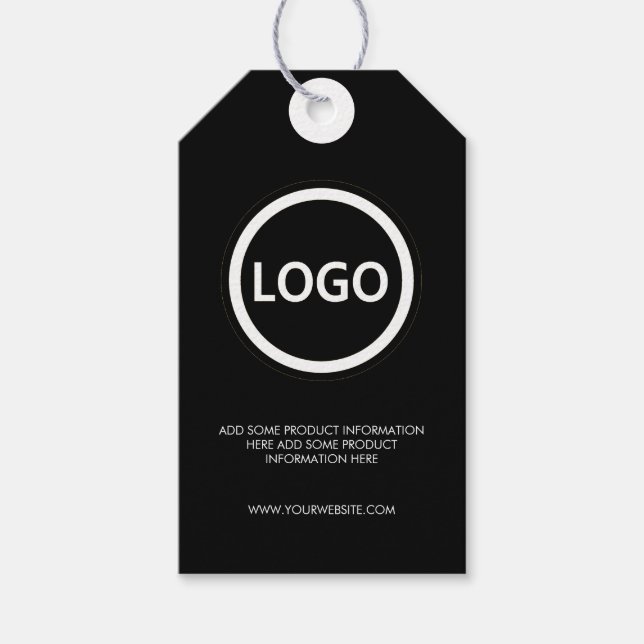 Etiqueta Colgante de Precio de Ropa con Logo Minim (Anverso)